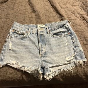 Size 27 agolde short - barely worn